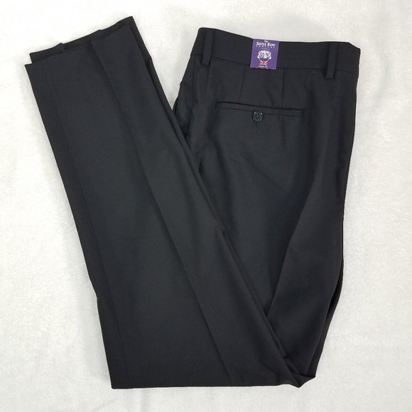 Savile Row Other - NEW Savile Row Men's Brixton 38W Dress Suit Pants Trousers Black NWT